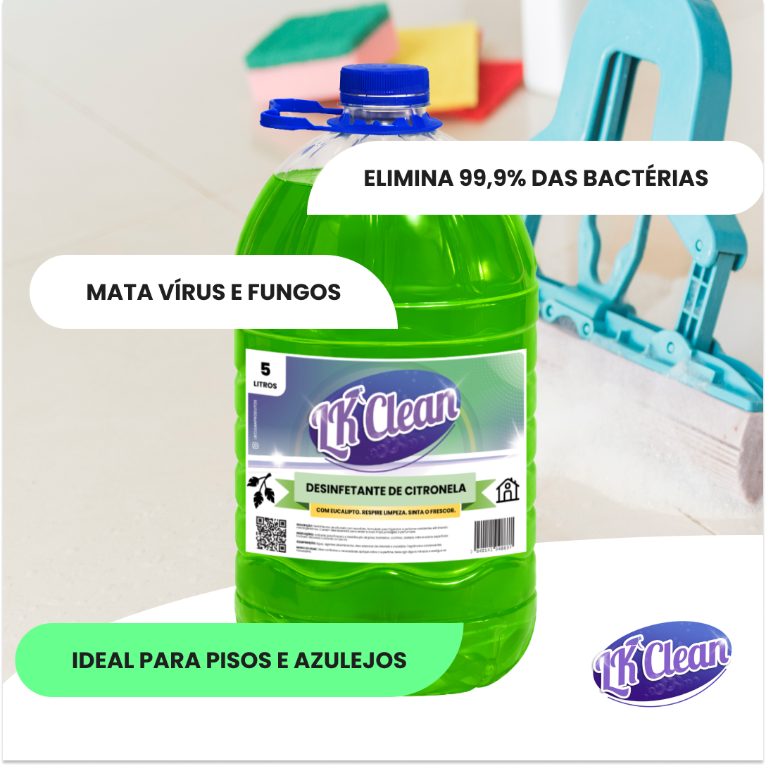 Desinfetante Citronela com Eucalipto - Imagem 7