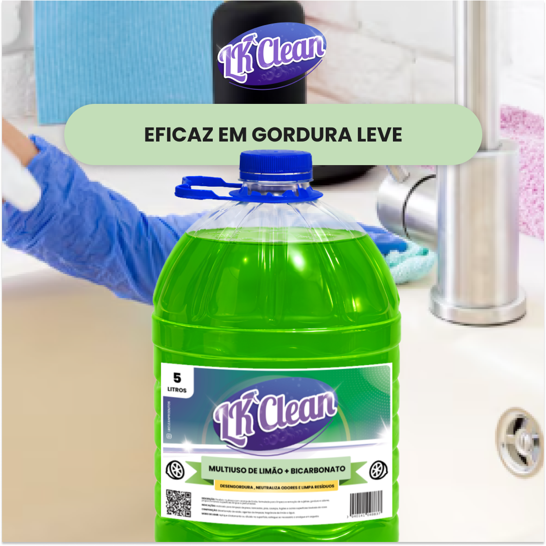 Limpador Multiuso de Limão + Bicarbonato - Imagem 4