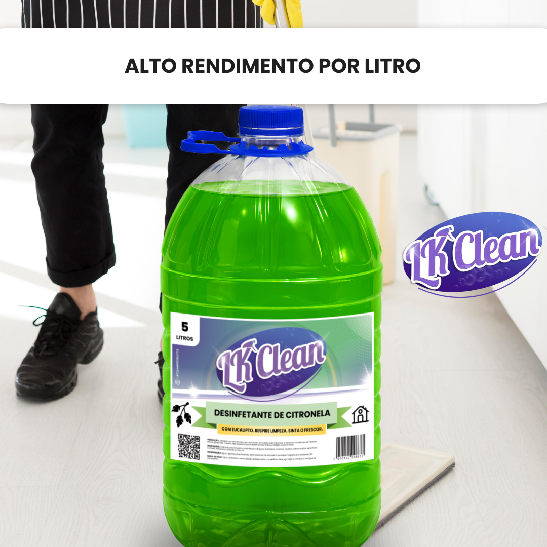 Desinfetante Citronela com Eucalipto - Imagem 4